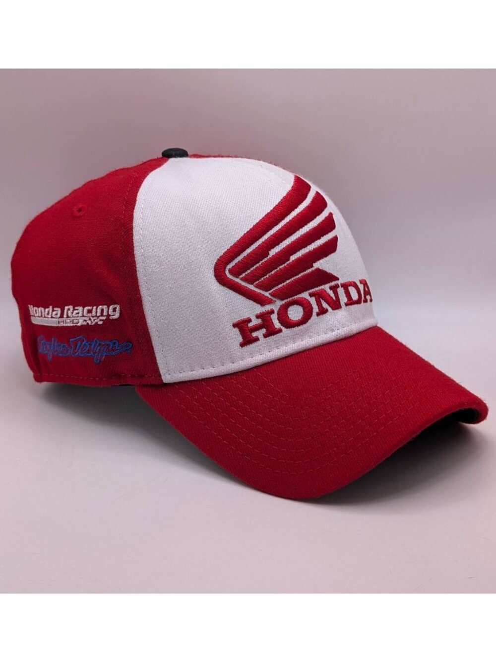Honda Racing Troy Lee Designs Fitted Stretch Hat S/M NEW ERA Hat Cap HRC TLD